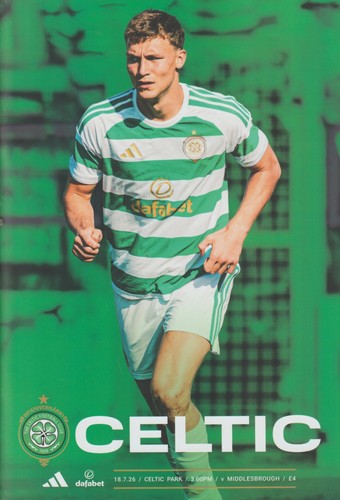 Celtic middlesbrough 27 - celtic, 26/27