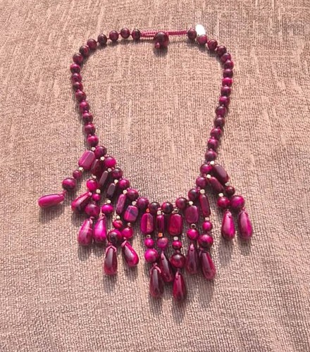 Lola rose gem stone necklace - ,