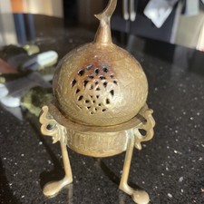 Vintage Islamic Brass Incense