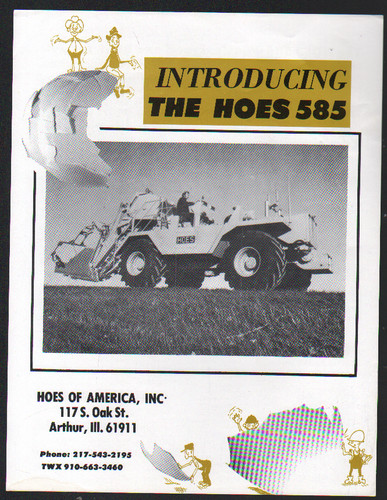 Hoes 585 drainage - "585", trencher