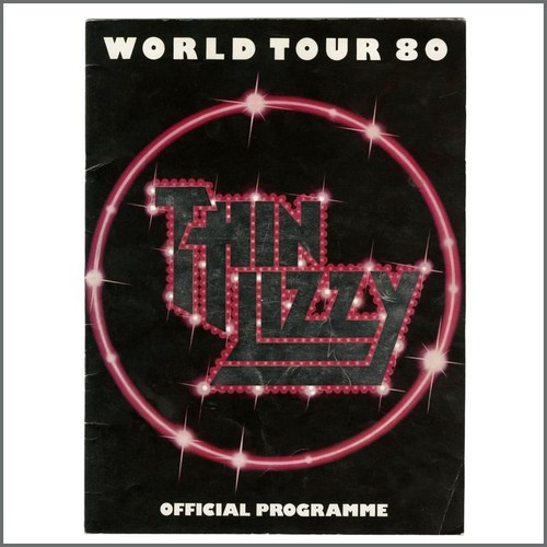 Thin lizzy 1980 signed - thin,