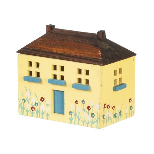 Dolls house yellow - house,
