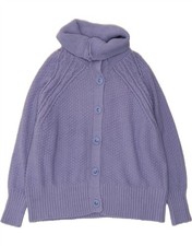 FAT FACE Womens Cardigan Sweater UK 22 3XL Purple Cotton BK07