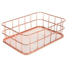 Desktop Metal Storage Basket