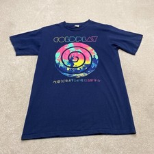 Coldplay Tour T-Shirt Medium Men's 2012 Mylo Xyloto Australian Gildan Premium