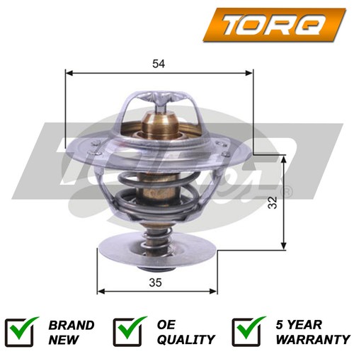 Thermostat coolant torq fits - thermostat,