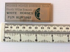 The Morris Minor Owners Club White Horses Fun Run 1987 North Wilts Branch Shed