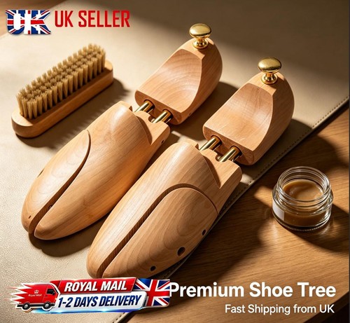 Wood shoe stretcher - shoe, trees