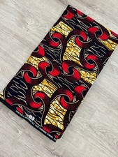 6 Yards African Fabric Ankara Wax Print 100% Cotton sewing Material Chitenge
