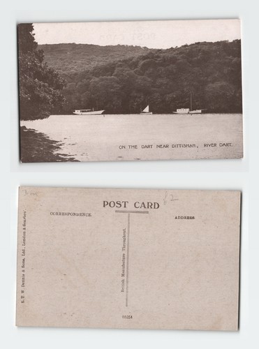 Vintage postcard river dart - postcard,