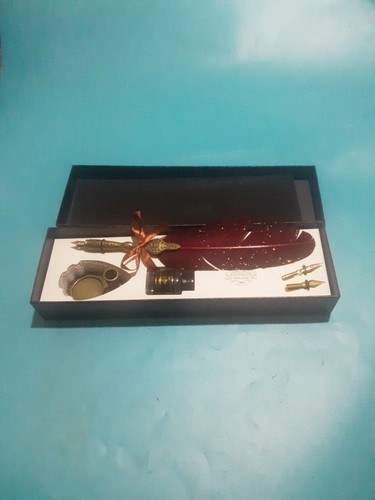 Vintage feather quill - feather,