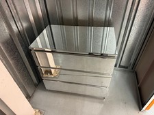 Ikea mirrored bedside tables /