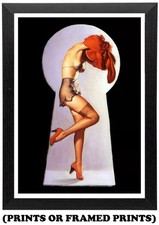 Vintage Pin Up Girl Retro