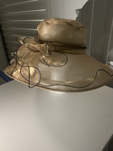 Elegant ash gold organza - elegant,