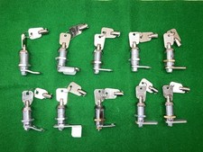 x10 Arcade / Quiz / Fruit Machine LOCKS with KEYS, all working !