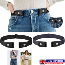No Bulge Hassle Buckle-Free Elastic Belts Mens Womens Invisible Belt Jeans Dress