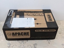 Apache AP318SM Safety Trainer | Black Size 11 UK | Steel Toe Cap | Midsole Prote