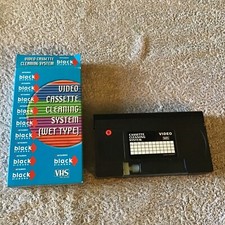 VHS Mitsubishi Black Diamond Video Cassette Cleaning System ( Wet Type )