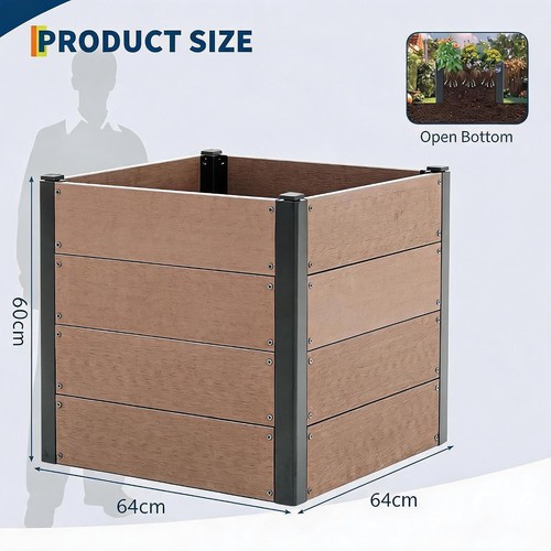 Raised garden bed with storage - raised,
