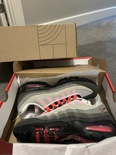 Nike Air Max 95 110 Men's Trainers Size 8 UK/42.5 EUR Solar Red