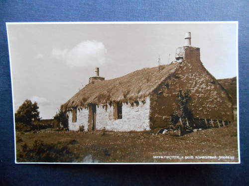 Old thatch cottage portree - thatch,