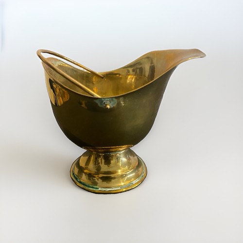 Vintage brass miniature - brass, helmet
