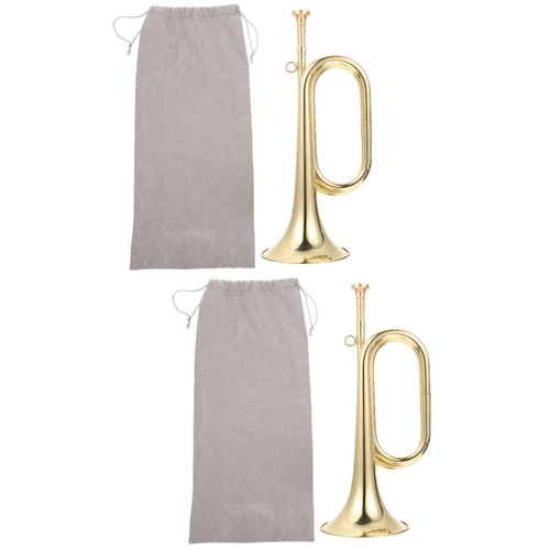 Simple beginner brass bugle - simple,