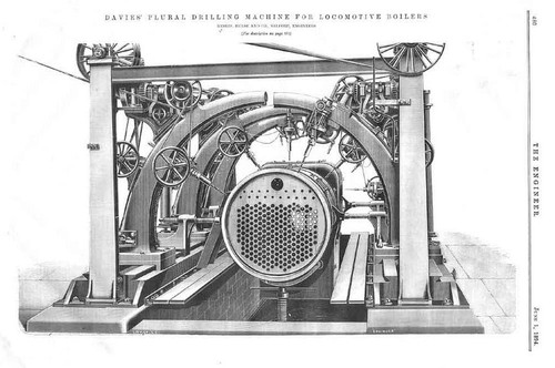 Drilling machine locomotive - machine,