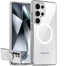 Case For Samsung Galaxy S25 S24 S23 S22 Ultra Plus Magsafe Clear Phone Cover
