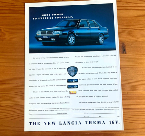 Lancia thema 16v turbo 8 - thema, turbo,