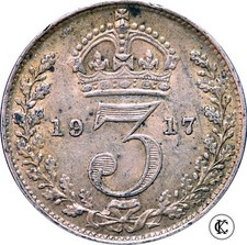 Threepence 3d  silver great