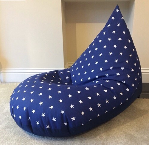 Large chair beanbag navy - chair,