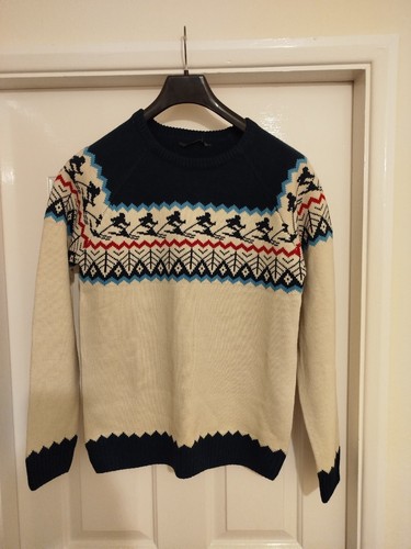 Nordic fair isle jumper navy