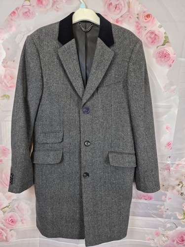 Jeff banks grey herringbone - banks,