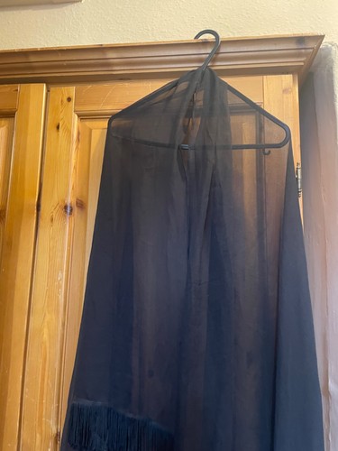 Black vintage silk and - silk,
