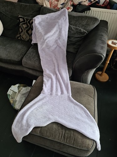 Mermaid tail blanket - mermaid, lilac