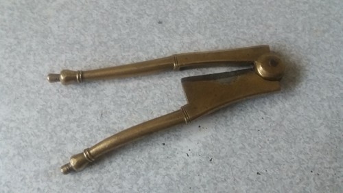Vintage brass indian betel nut - brass,