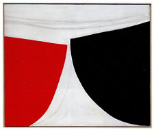 Red and Black Sir Terry Frost print in 11x14 inch mount SUPERB