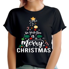Christmas Tree Graphic T-shirt - Unisex Holiday Party Festive Design #MC #T2382