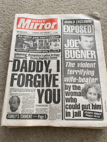 Daily mirror newspaper 28th - newspaper,