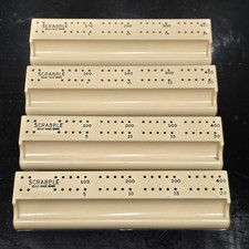 4 Scrabble Deluxe Board Game