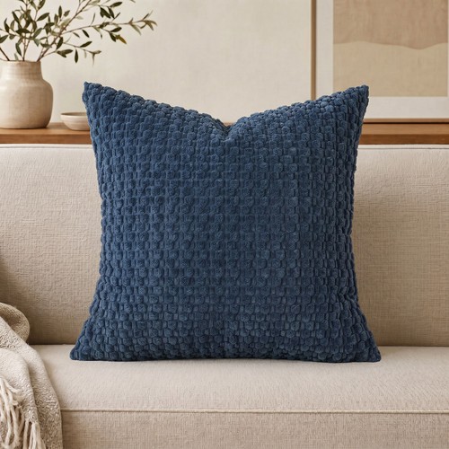 New plain plush cushion - new,