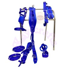 Blue Nylon Driving Harness Set