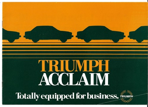 Triumph acclaim 1981 - acclaim, uk