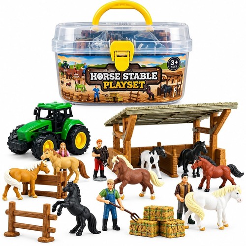 Horse toys stable playset - horse,