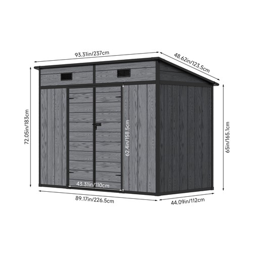Plastic sheds outdoor - plastic, garden