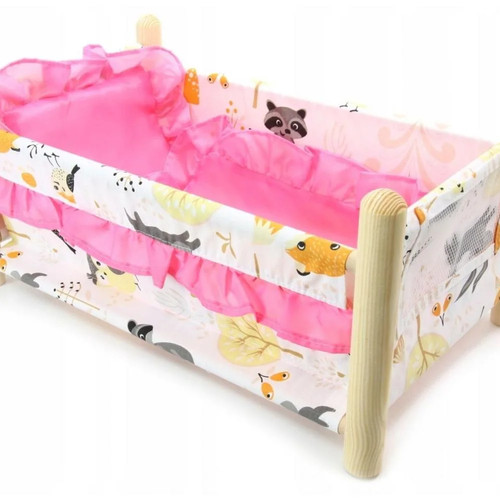 Wooden cot with - wooden,