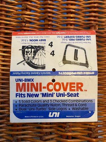 Uni mini bmx seat - cover, retro