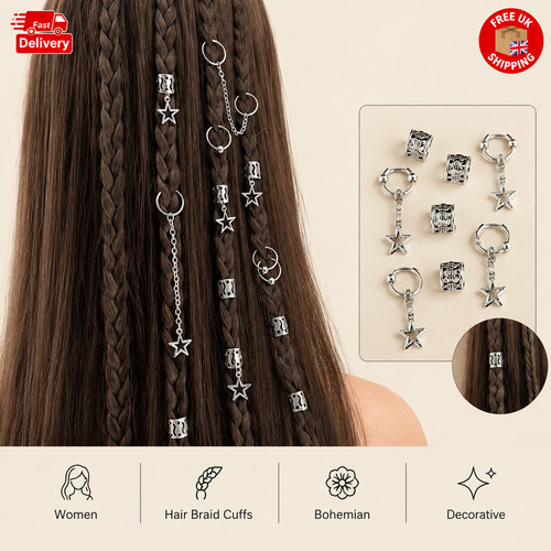 32pcs star hair braid - 32pcs,