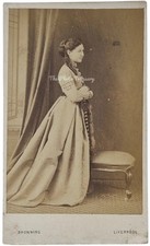 Cdv pretty lady - lady, against